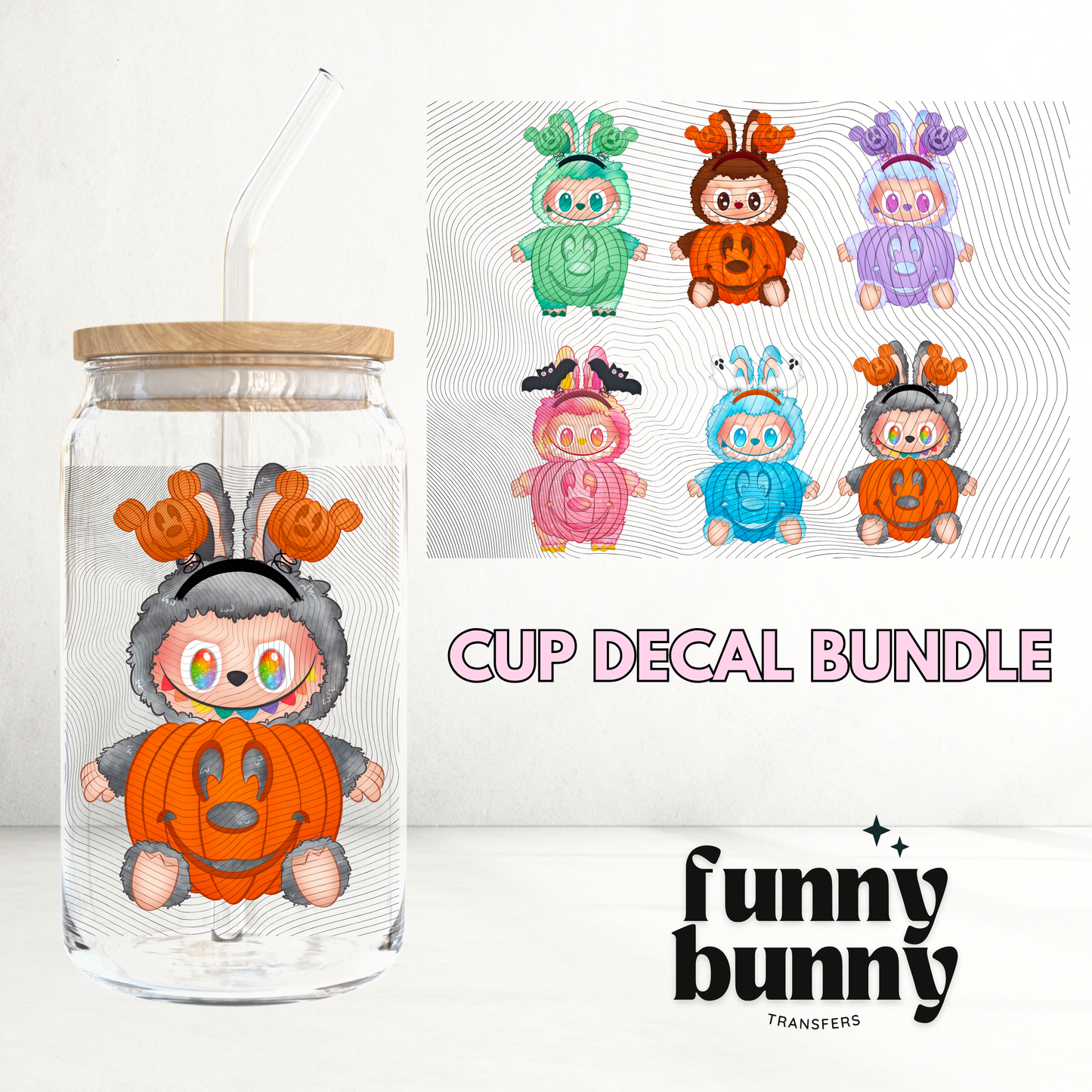 Labu Halloween Cuties - UVDTF Decal Bundle