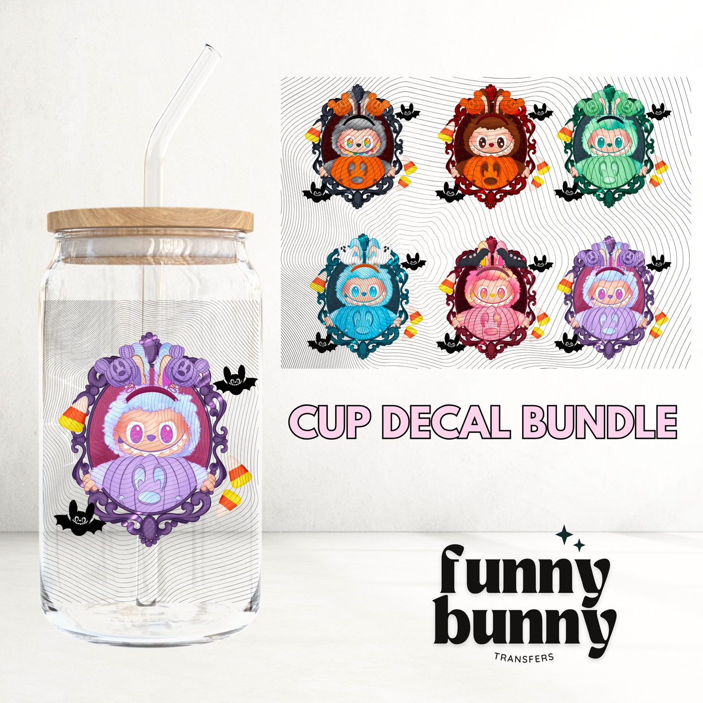 Labu Halloween Frames - UVDTF Decal Bundle