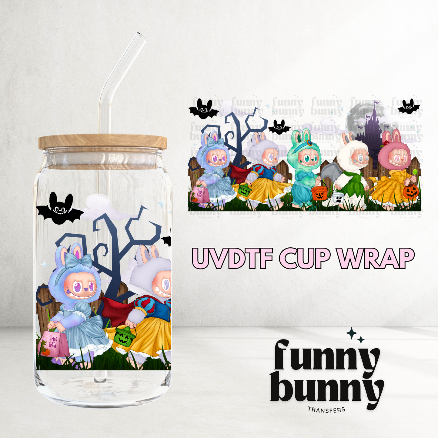 Labu Halloween  I - 16oz UVDTF Cup Wrap