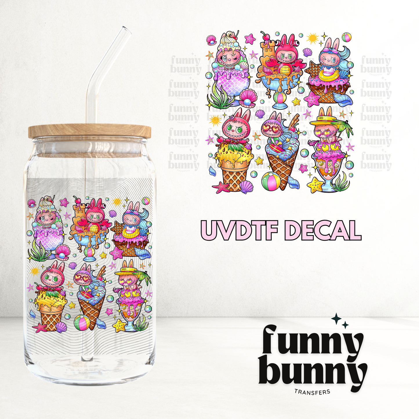 Labu Popsicles - UVDTF Decal