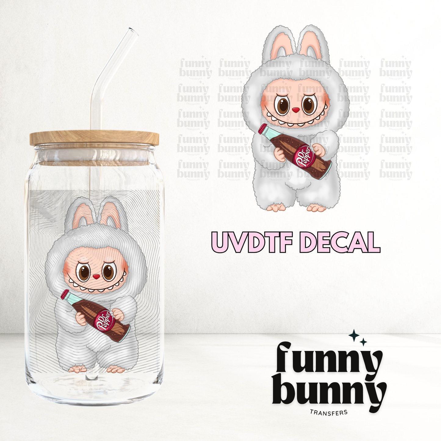 Labu Soda Monster - UVDTF Decal