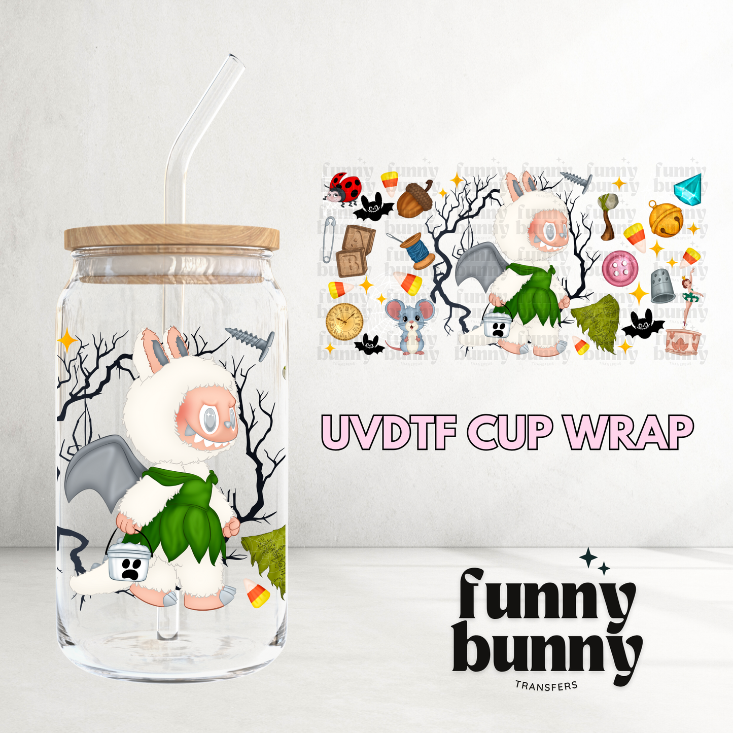 Labu Tinker II - 16oz UVDTF Cup Wrap
