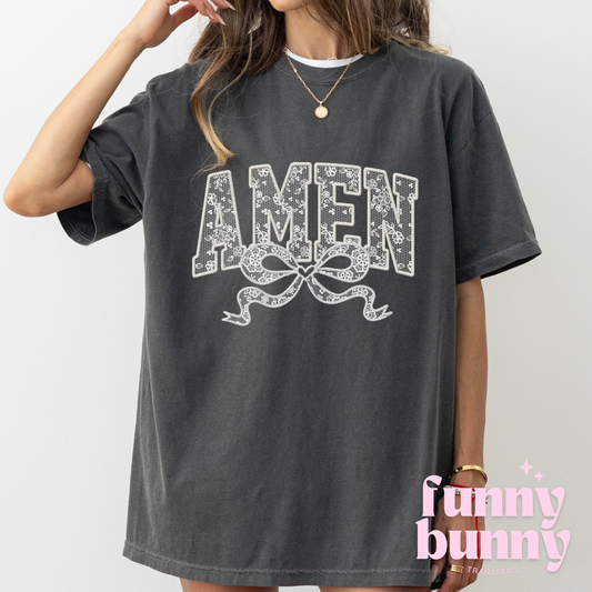 Lace Amen - DTF Transfer
