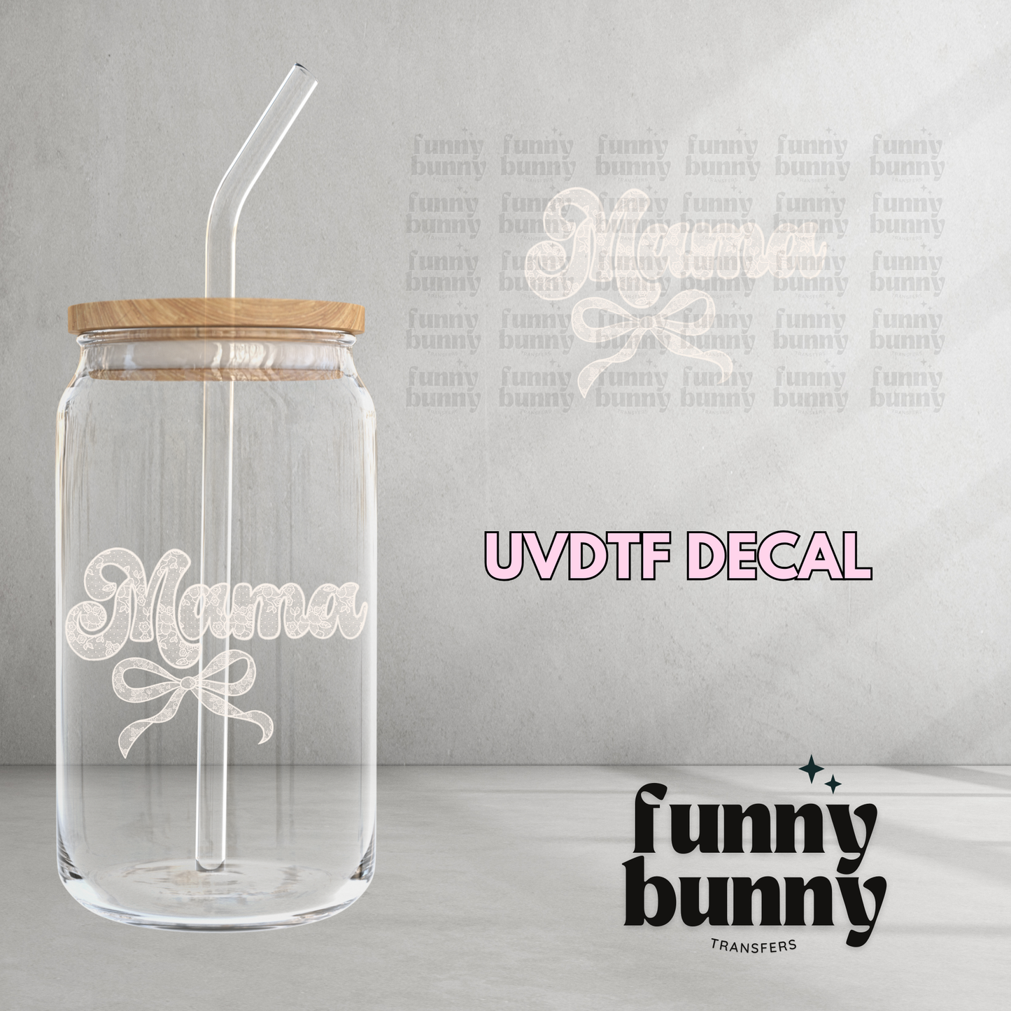 Lace Mama - UVDTF Decal