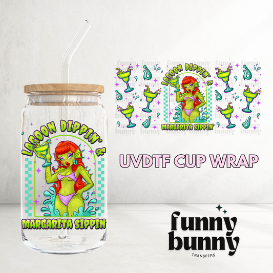 Lagoon Dippin - 16oz UVDTF Cup Wrap