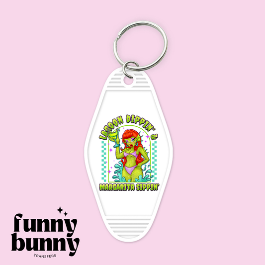 Lagoon Dippin - Motel Keychain