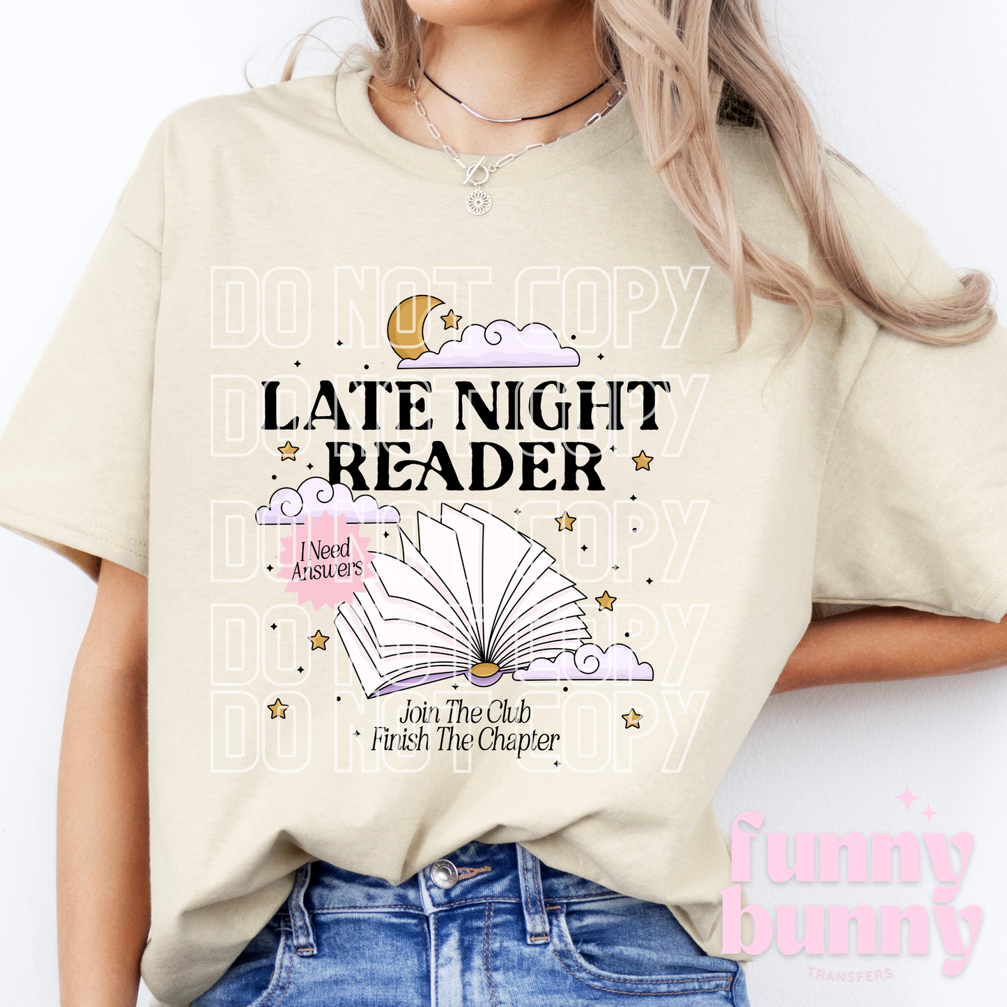 Late Night Reader - DTF Transfer