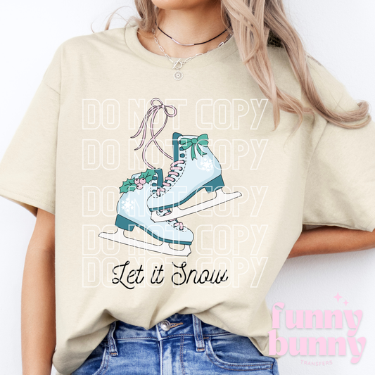 Let It Snow - DTF Transfer