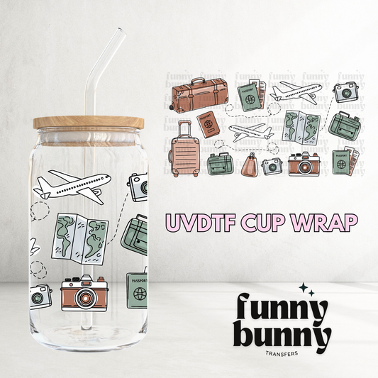 Let The Adventure Begin - 16oz UVDTF Cup Wrap