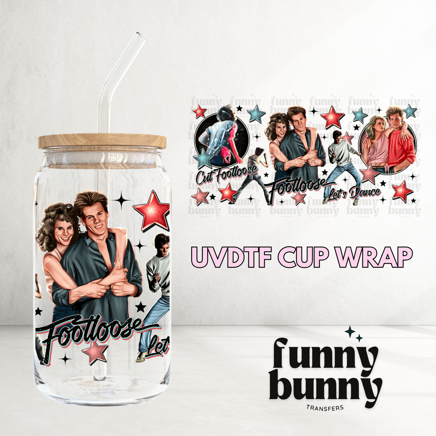 Let's Dance - 16oz UVDTF Cup Wrap