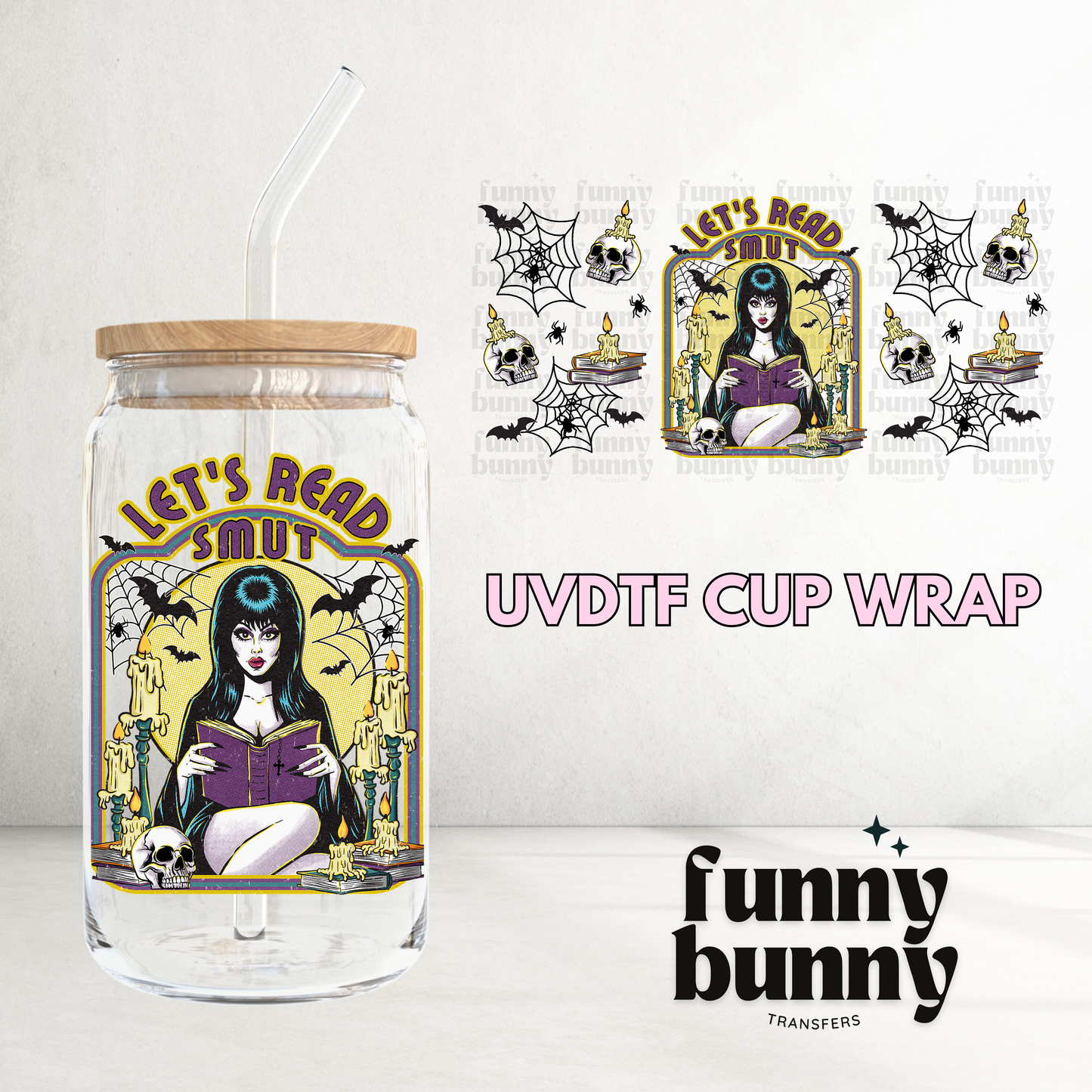 Let's Read Smut  -  16oz UVDTF Cup Wrap