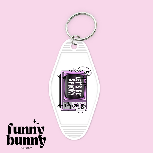 Lets Get Spooky - Motel Keychain