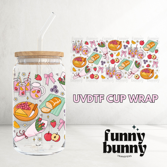 Lets Have A Picnic - 16oz UVDTF Cup Wrap