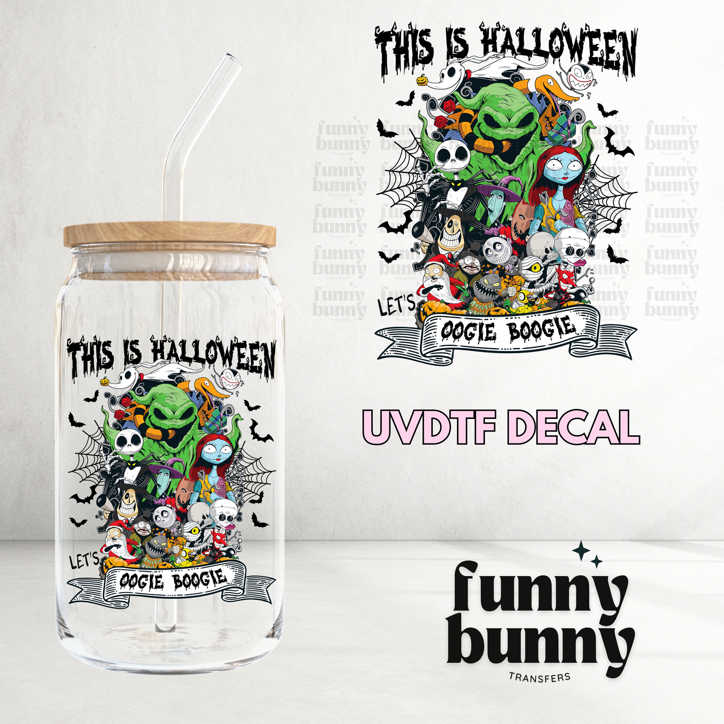 Lets Oogie Boogie - UVDTF Decal