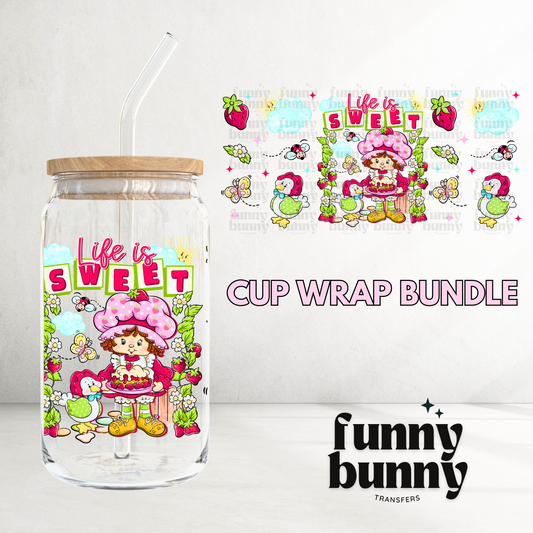 Life Is Sweet - 16oz Cup Wrap Bundle