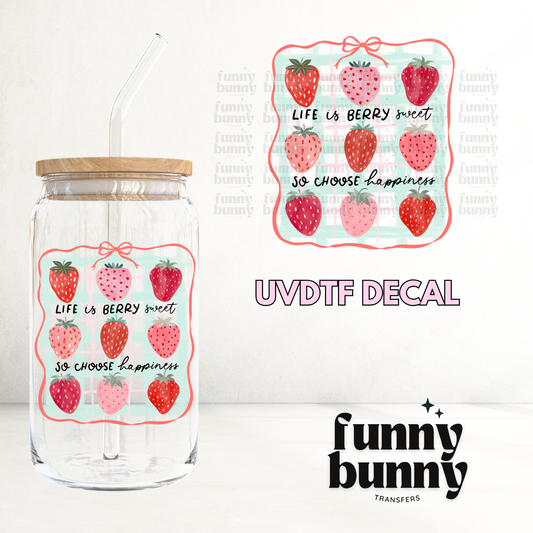 Life Is Very Sweet I - UVDTF Decal