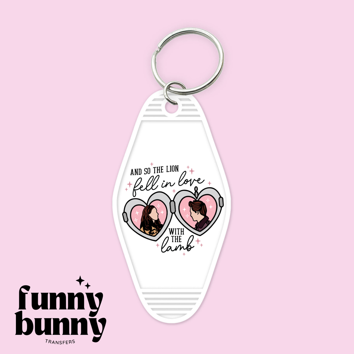 Lion vs Lamb - Motel Keychain