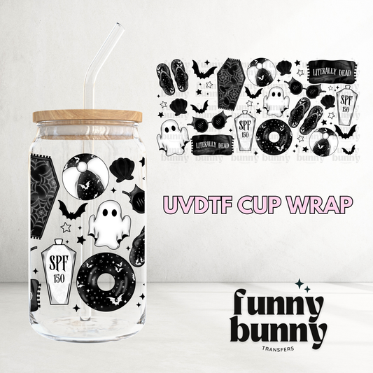 Literally Dead - 16oz UVDTF Cup Wrap