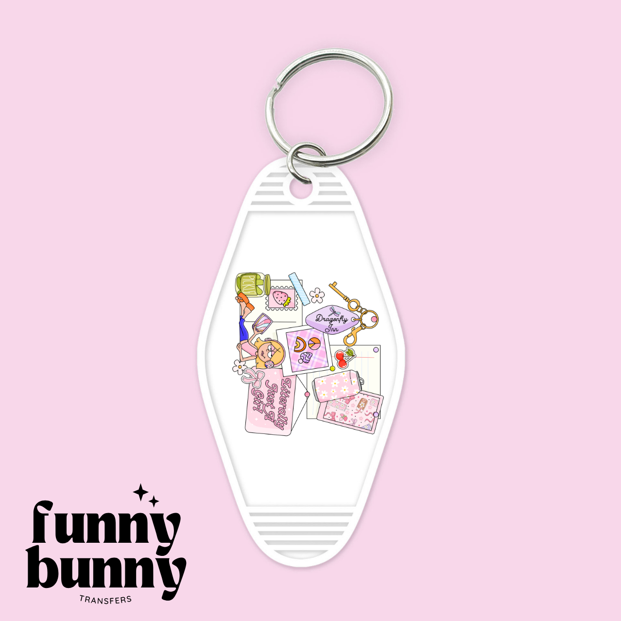 Literally Just A Girl 2.0 - Motel Keychain