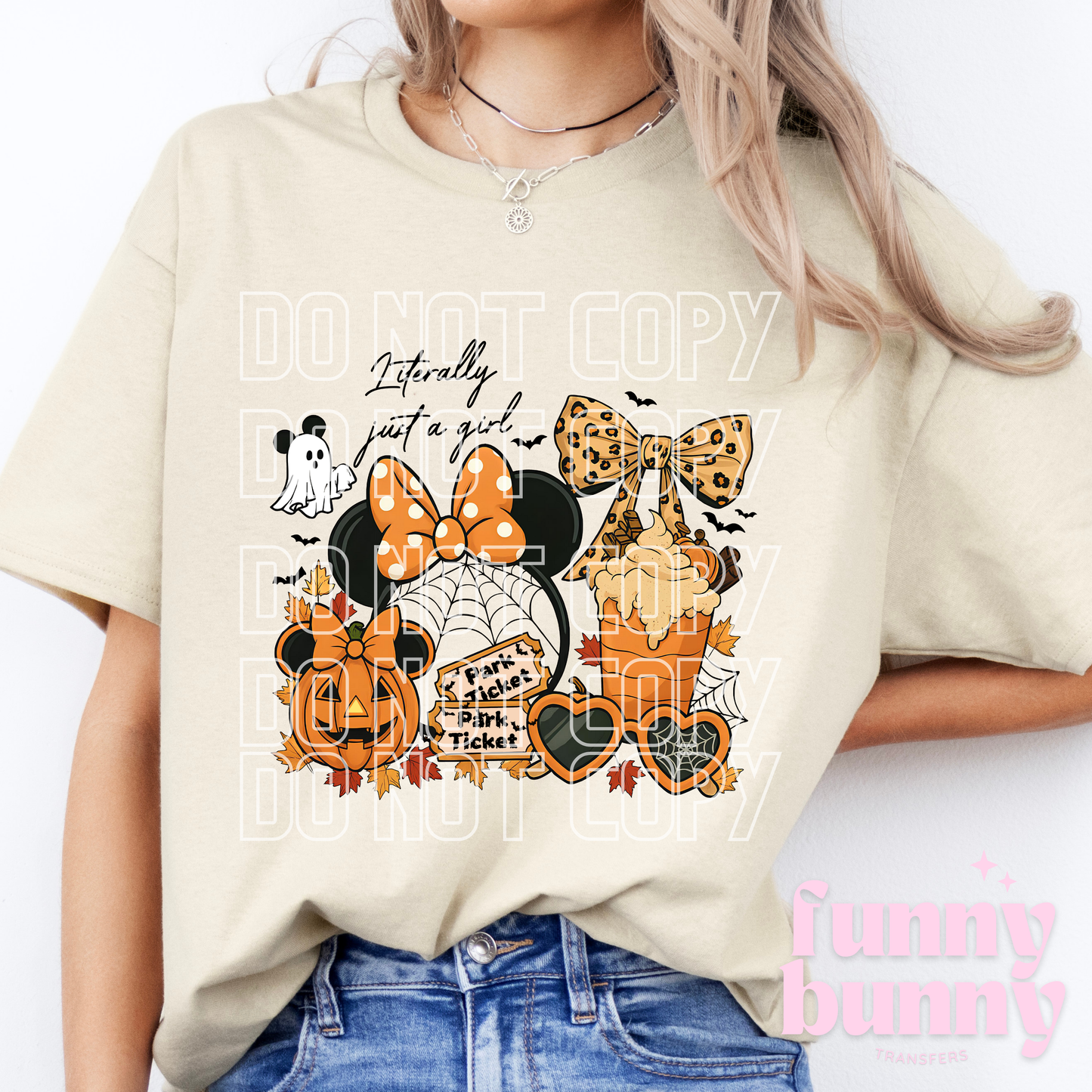 Literally Just A Girl Mouse - DTF Transfer