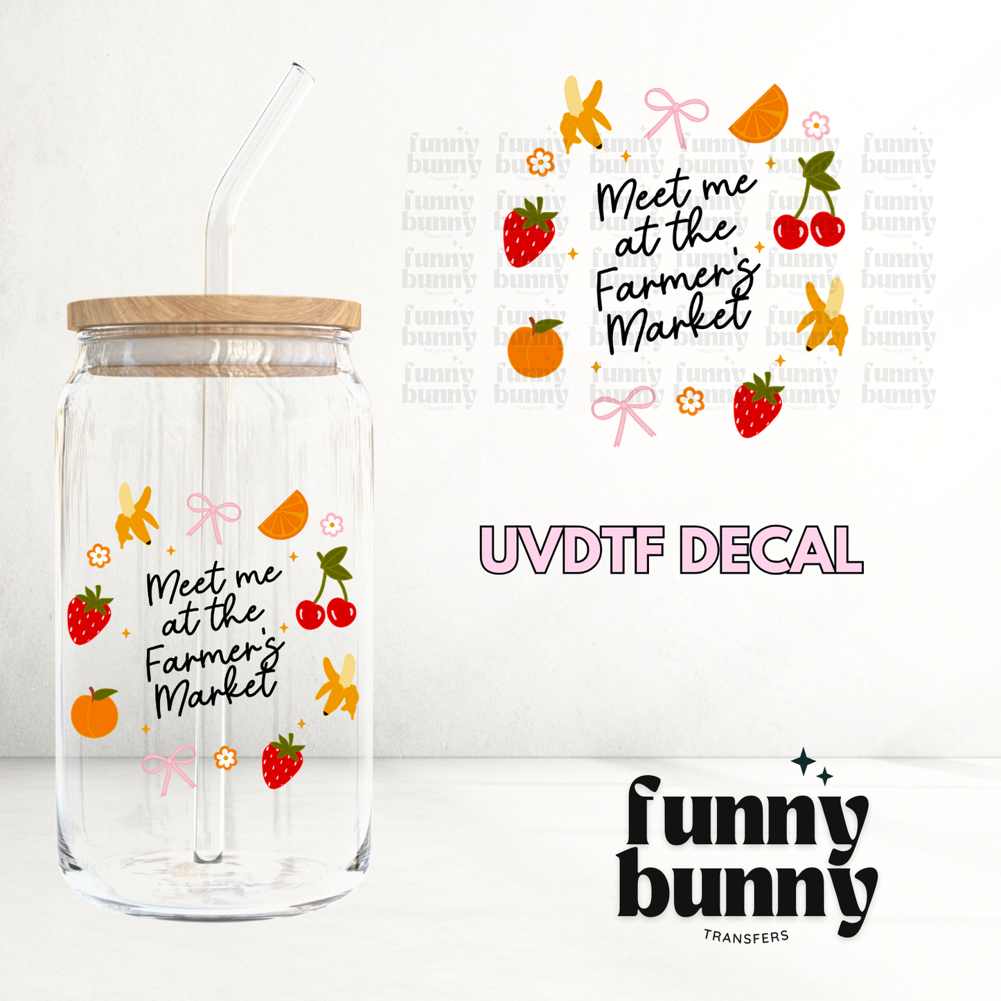 Local Farmers Market  - UVDTF Decal