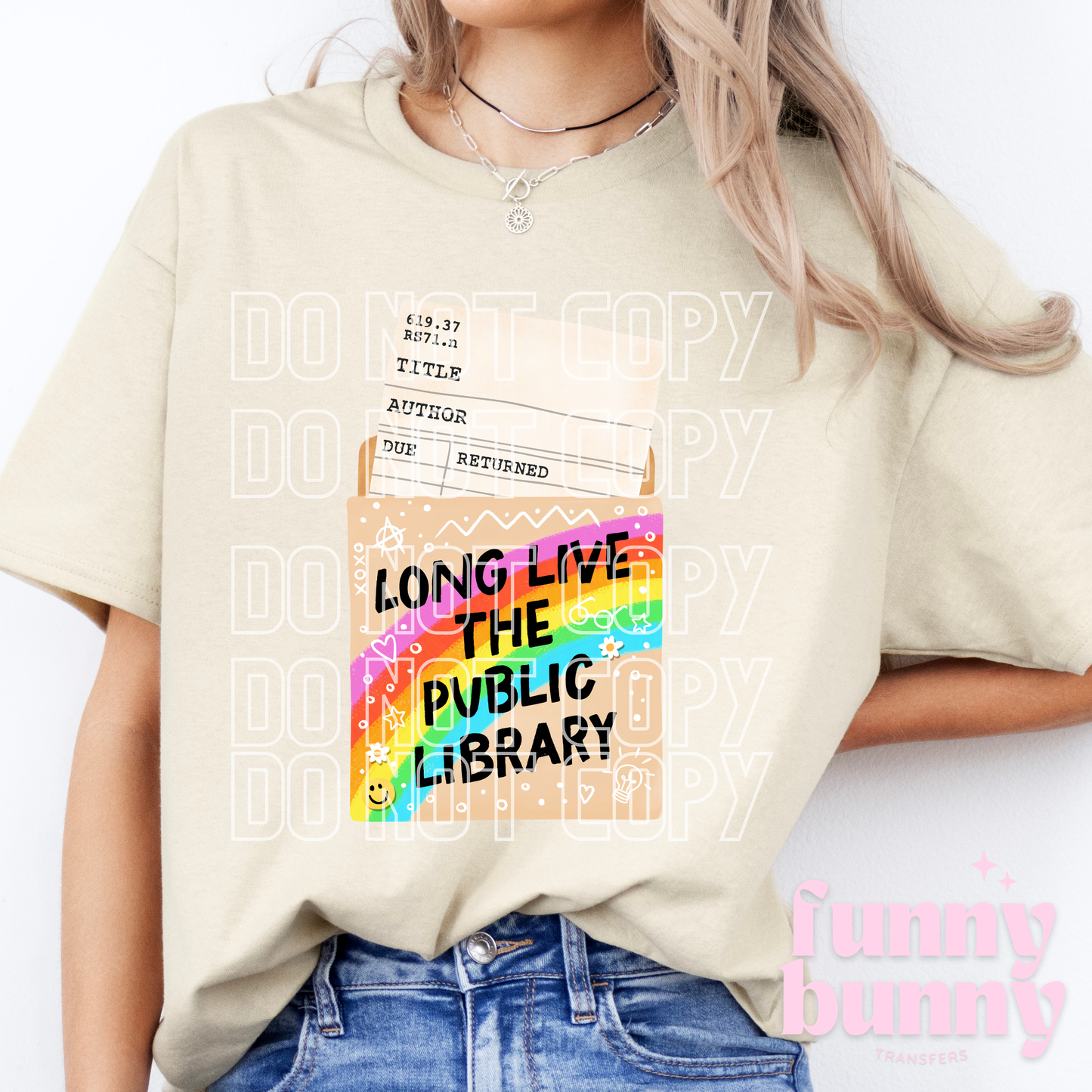 Long Live Public Library - DTF Transfer