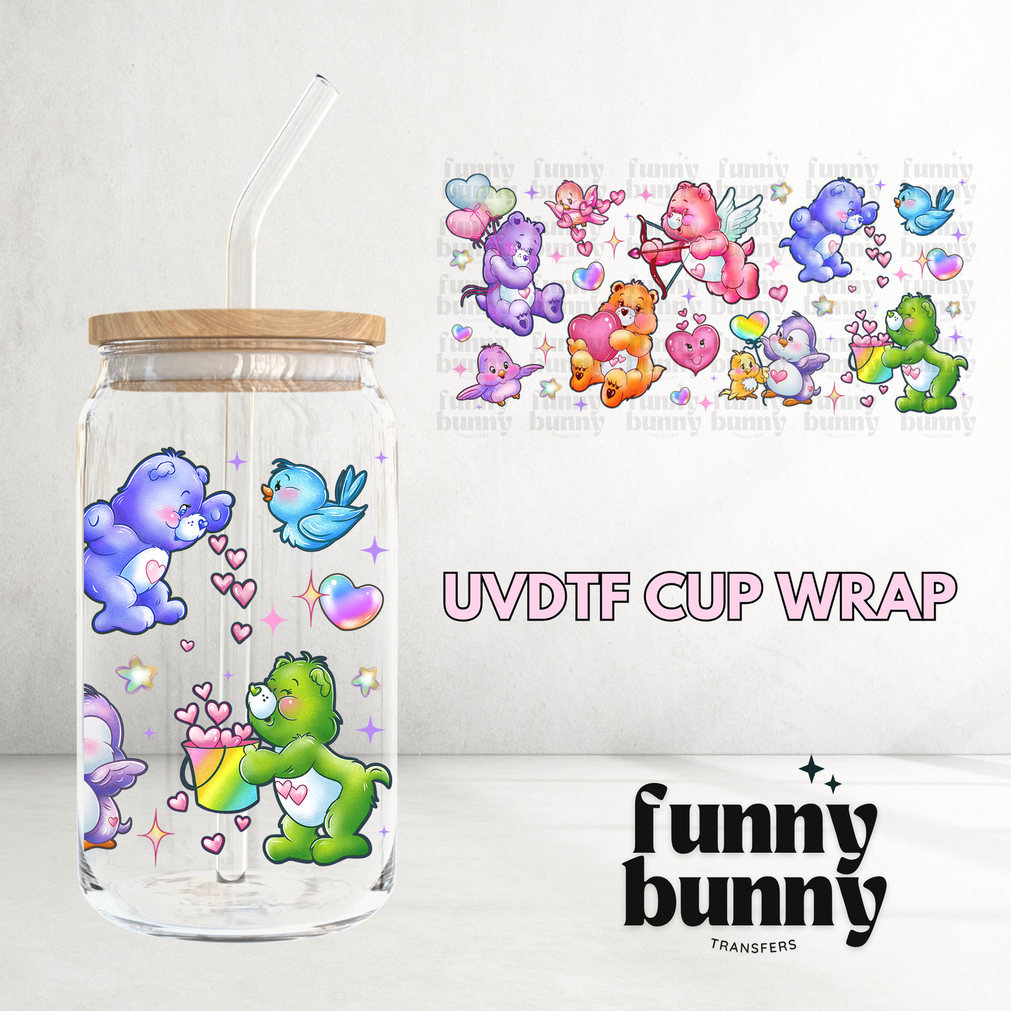 Love Bears - 16oz UVDTF Cup Wrap