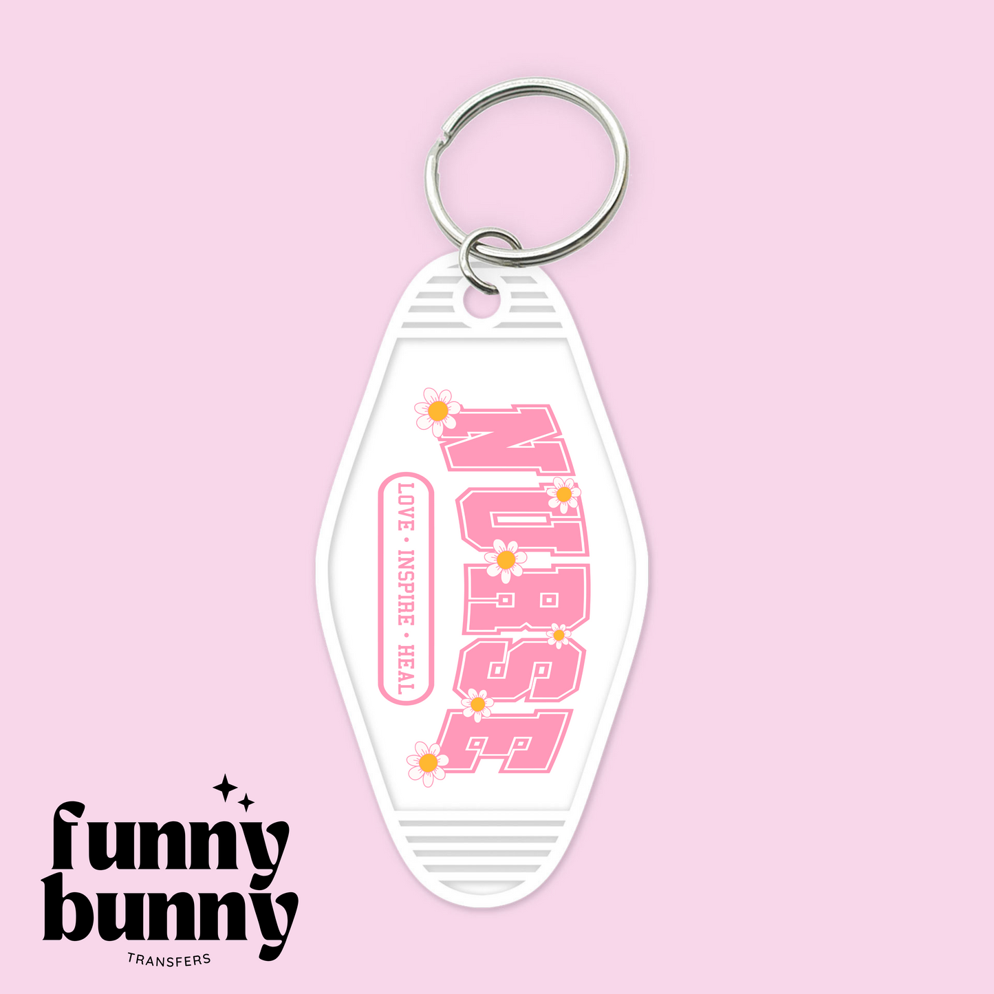 Love Heal Nurse  - Motel Keychain