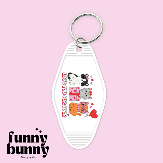 Love You Fur Ever - Motel Keychain