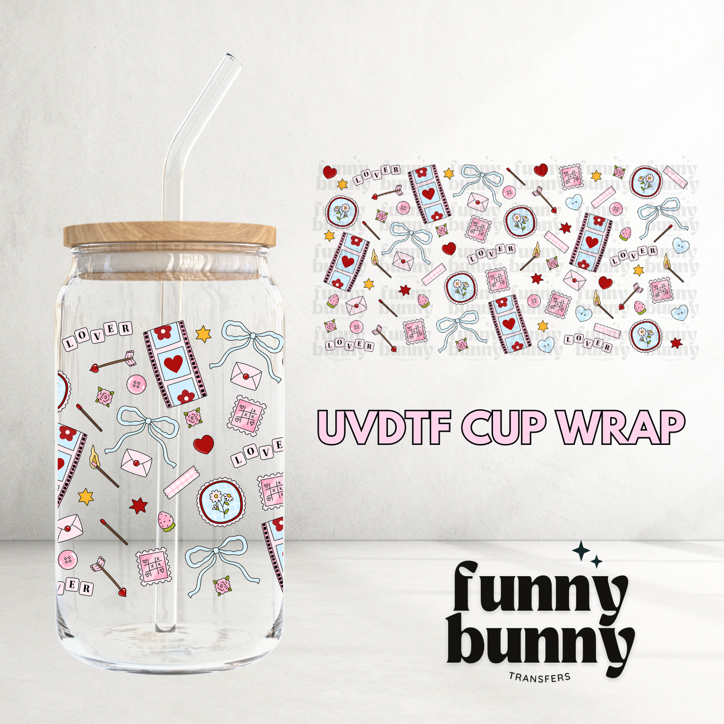 Lover Mix - 16oz UVDTF Cup Wrap