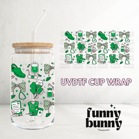 Lucky Nurse - 16oz UVDTF Cup Wrap