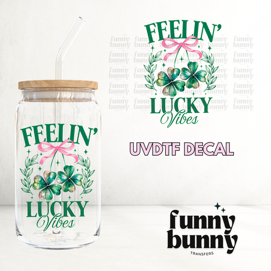 Lucky Vibes - UVDTF Decal