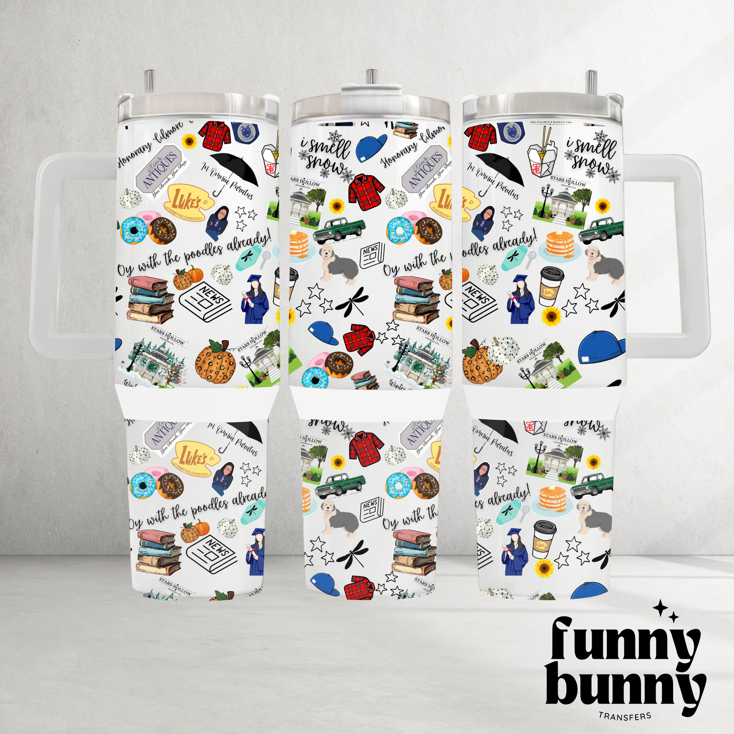 Lukes Bookclub - 40oz UVDTF Tumbler Wrap