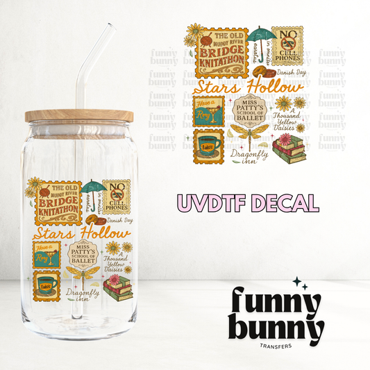 Lukes Stars Hollow - UVDTF Decal