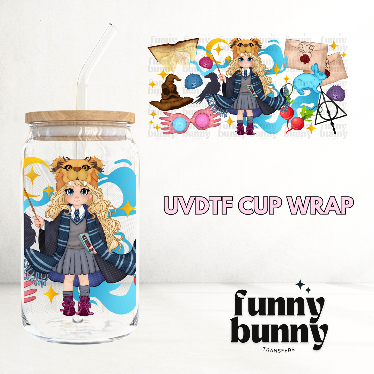 Luna Wiz - 16oz UVDTF Cup Wrap