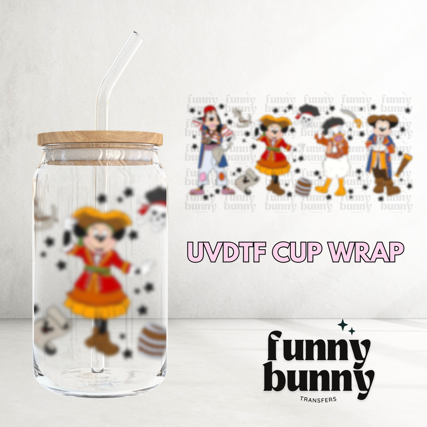 Magic Castle Friends - 16oz UVDTF Cup Wrap