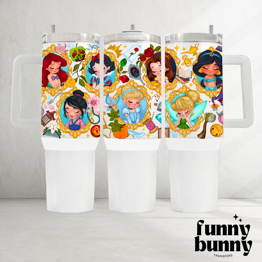 Magic Castle Princess Gang - 40oz UVDTF Tumbler Wrap