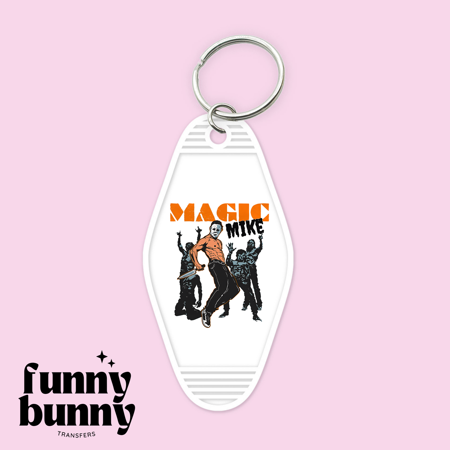 Hallow Magic Mike - Motel Keychain