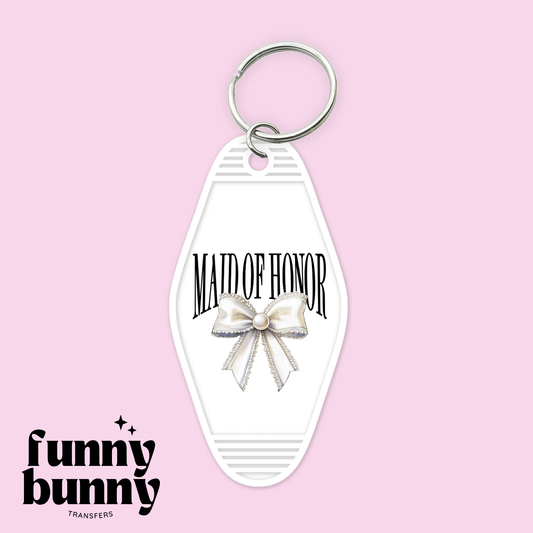 Maid Of Honor Bow - Motel Keychain