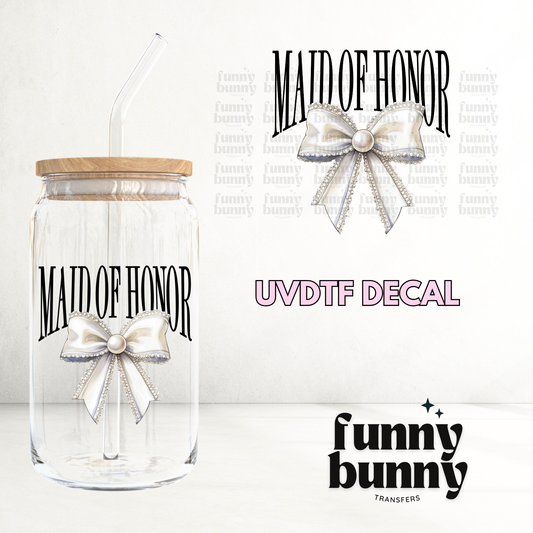Maid Of Honor Bow - UVDTF Decal