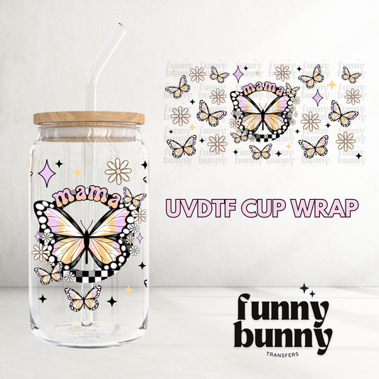 Mama Butterfly - 16oz UVDTF Cup Wrap