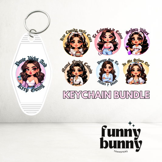 Mama Latina Sayings - Motel Keychain Bundle