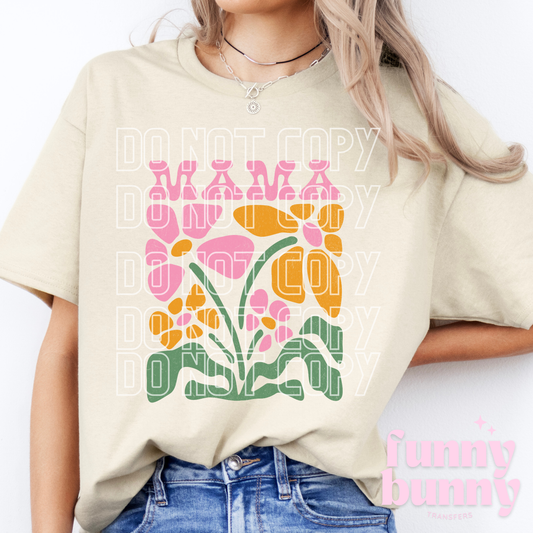 Mama Pastel Spring Floral - DTF Transfer