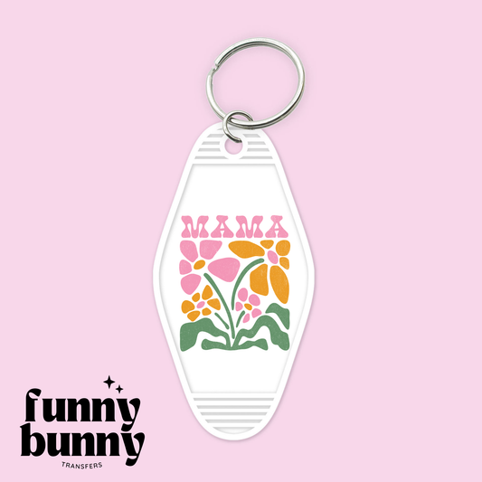 Mama Pastel Spring Floral - Motel Keychain