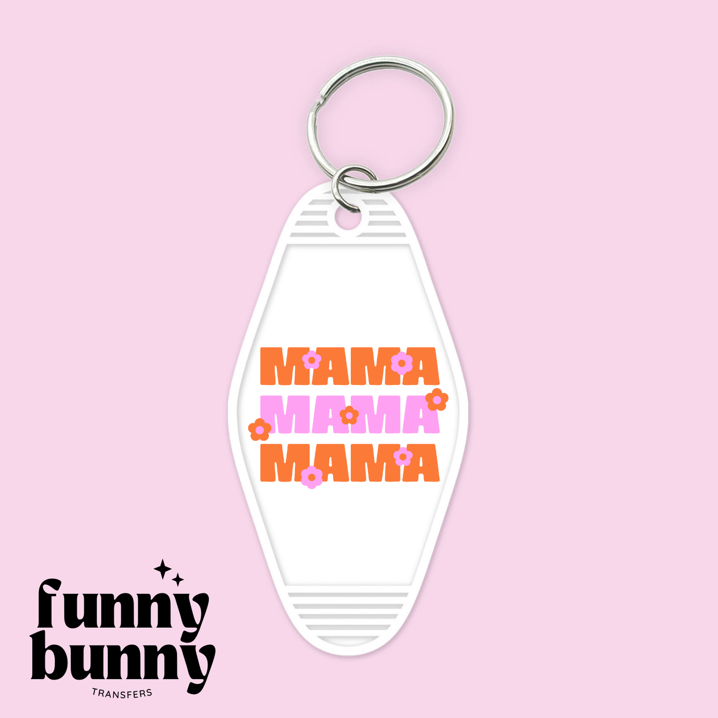 Mama Pink Orange - Motel Keychain