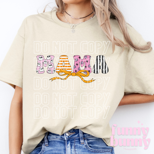 Mama Spooky Bow - DTF Transfer