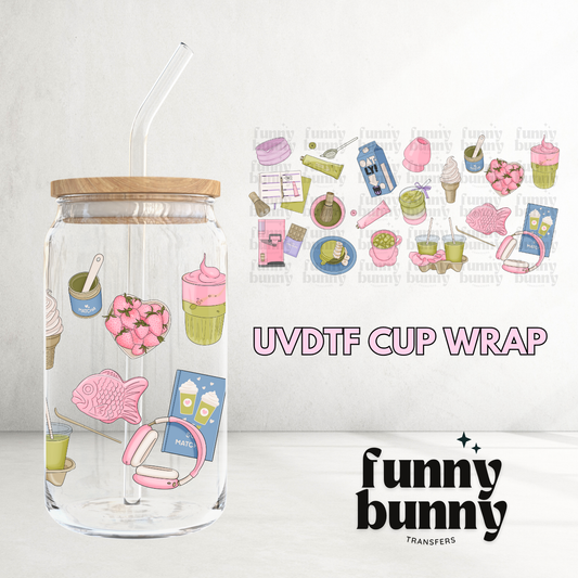 Matcha Lover - 16oz UVDTF Cup Wrap
