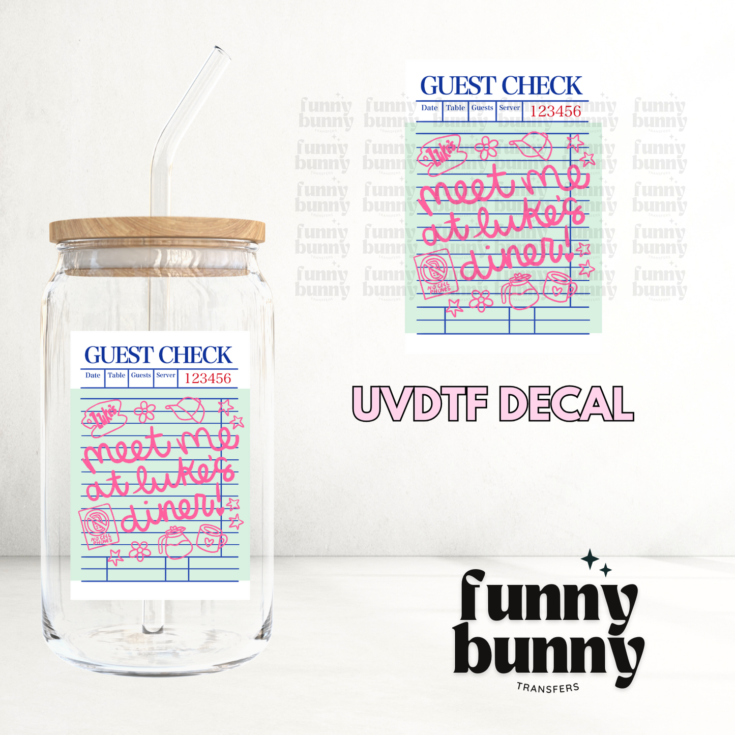 Meet Me At Luke's - UVDTF Decal