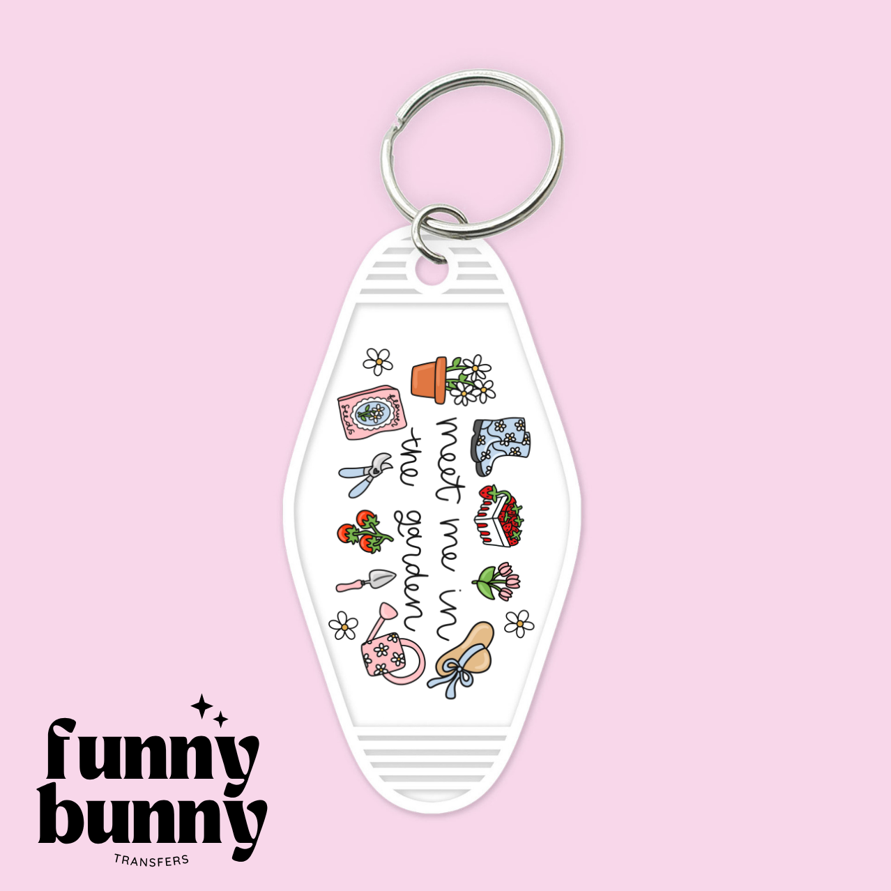 Meet Me In The Garden - Motel Keychain