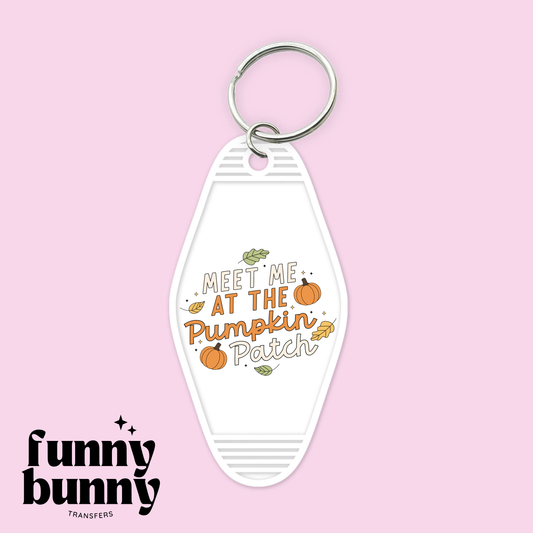 Meet Me Pumpkin Patch - Motel Keychain